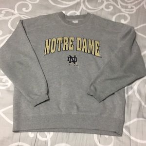 Adidas Notre Dame Hoodless Sweatshirt